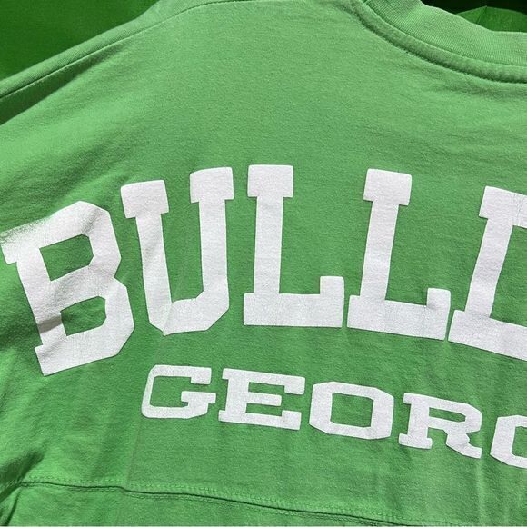 Pressbox University of Georgia “Bulldogs” Crew Neck Pullover Green Size‎ Small - Picture 3 of 6